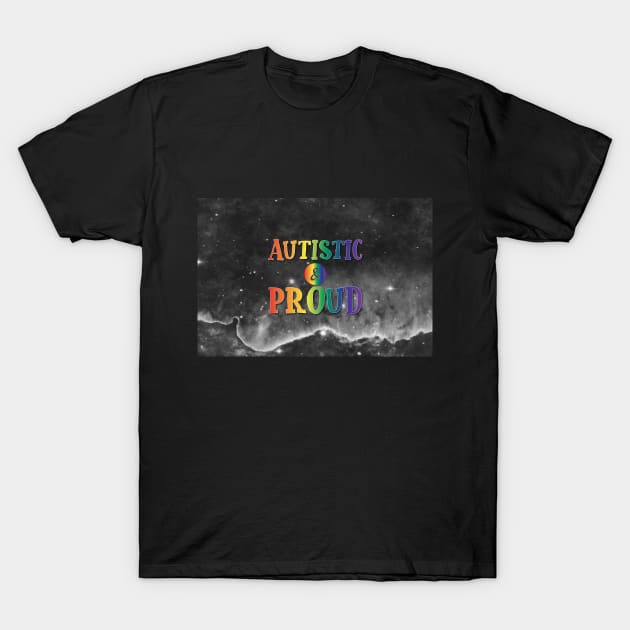 Autistic and Proud: Classic Pride T-Shirt by SarahCateCreations